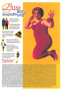 Anzeige 1997 TYP Color Farb- und Stilberatung Anzeige 1997 TYP Color Farb- und Stilberatung