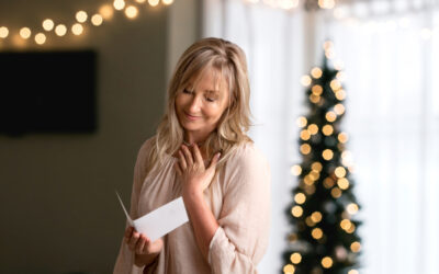 Weihnachtspost, die ankommt in Kopf und Herz