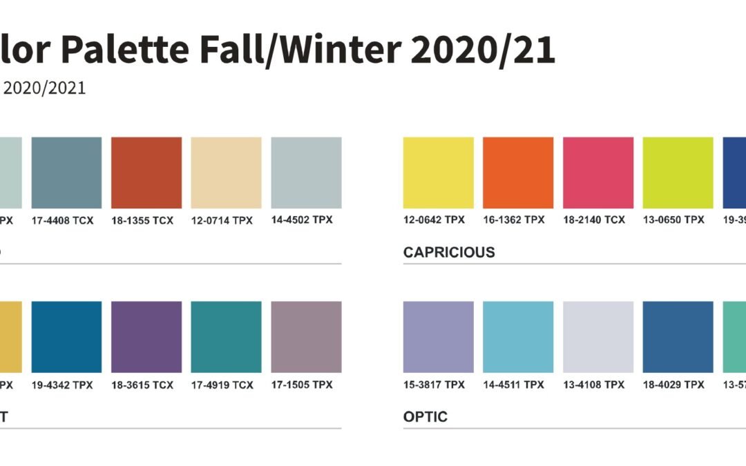 Trendfarben Herbst Winter 2020/2021